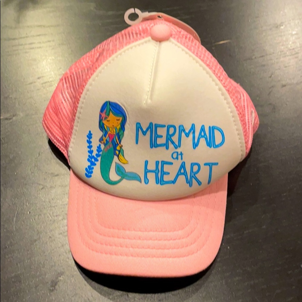 Mermaid at heart trucker hat